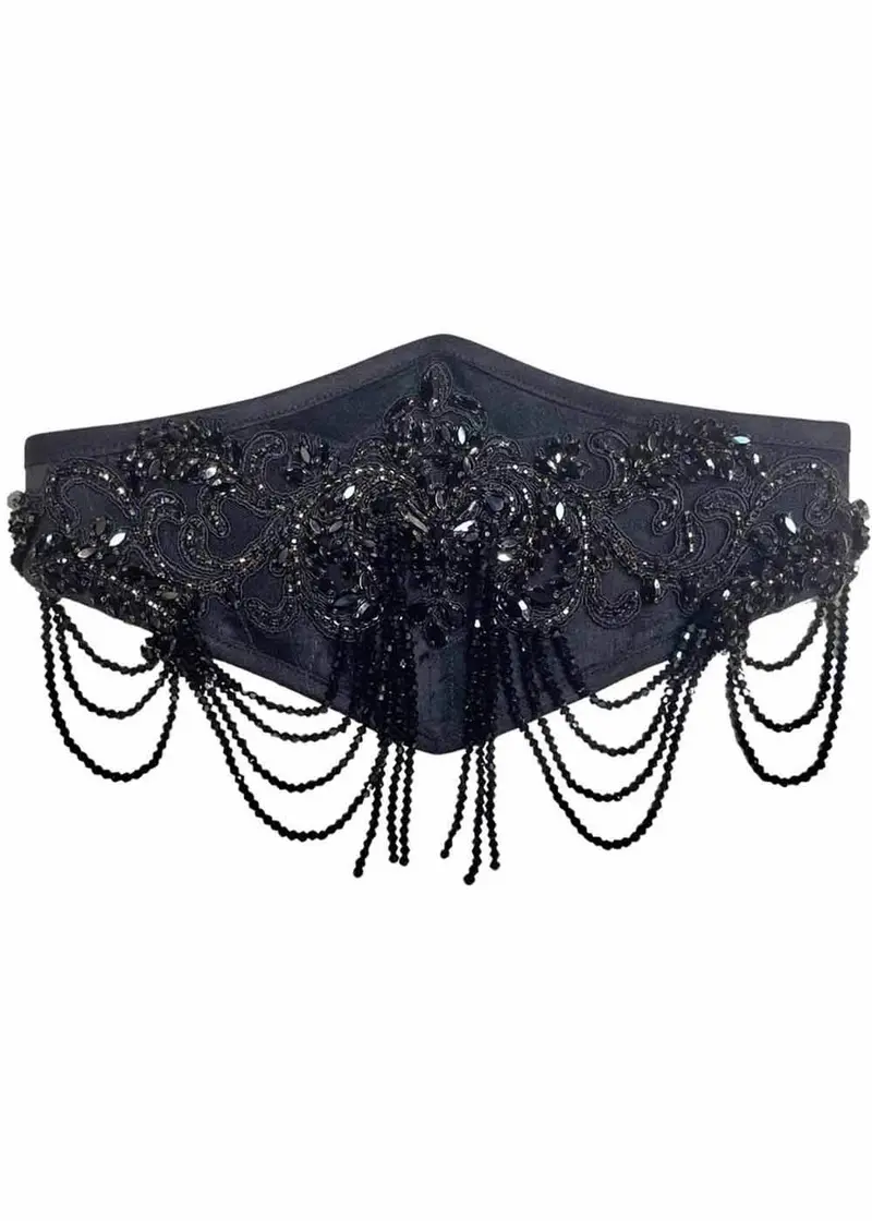 Videnoir Nocturne Corset Belt Black