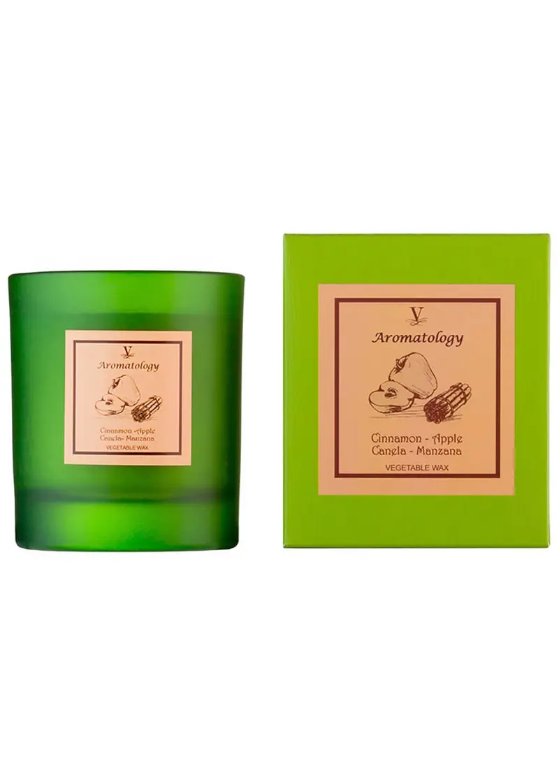 Vila Hermanos Aromathology Apple Cinnamon 190gr Scented Candle