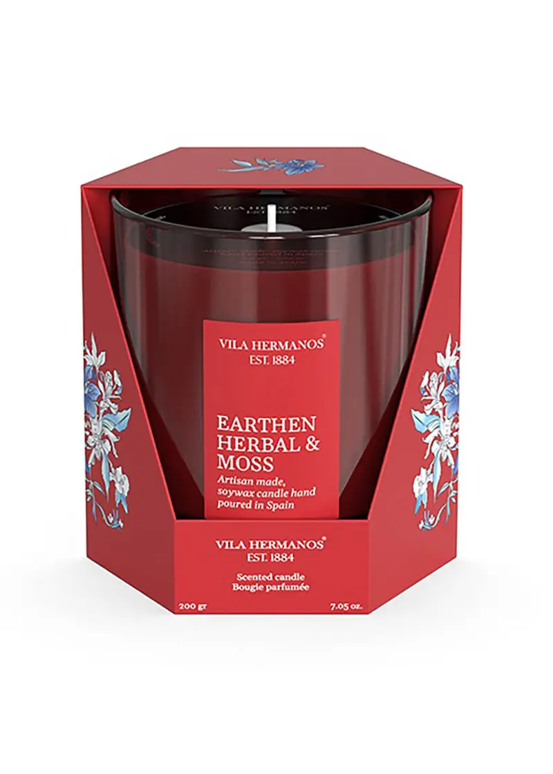 Vila Hermanos Herbalist Earthern Herban & Moss 200gr Scented Candle