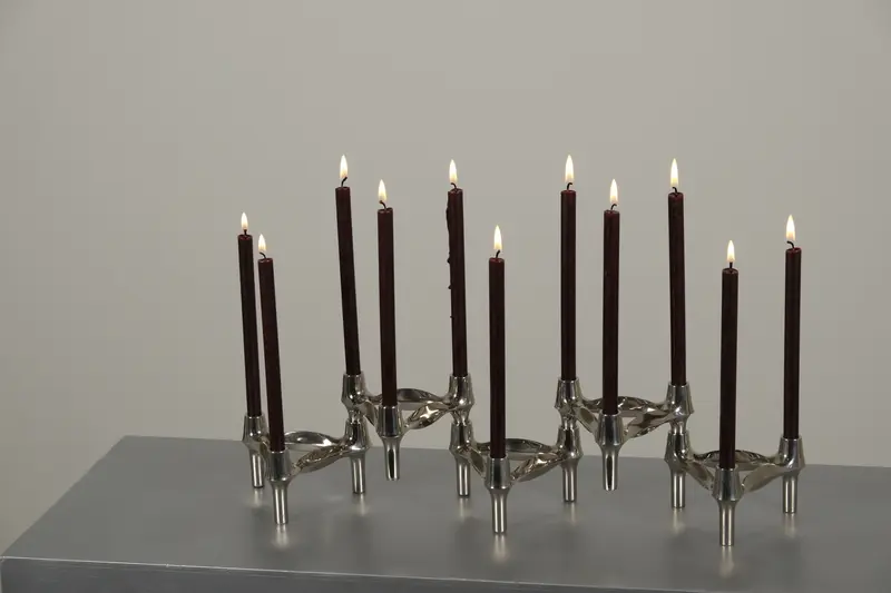 Vintage BMF Nagel Candleholder by Werner Stoff & Hans Nagel