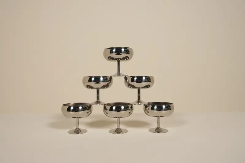 Vintage Chrome Ice Coupes