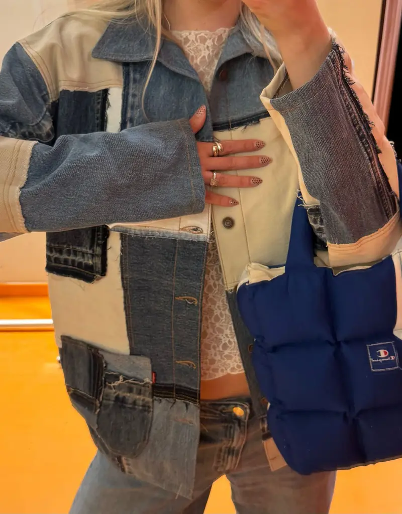 Vintage customized Champion large puffer