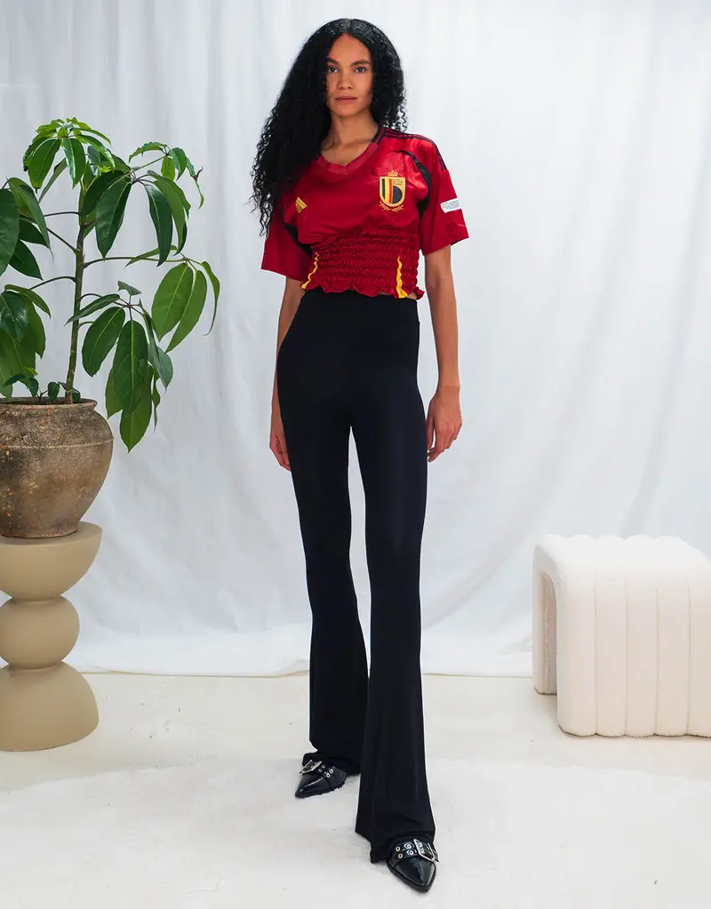 Vintage customized smocked football shirt