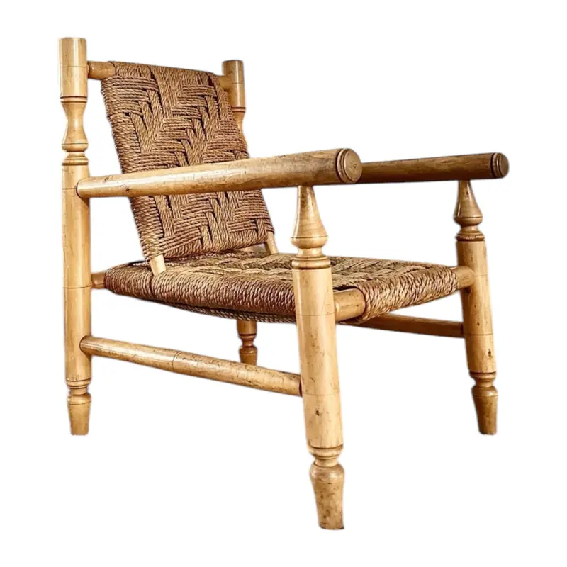 Vintage lounge stoel van design duo Adrien Audoux en Frida Minet, Frankrijk 1960s