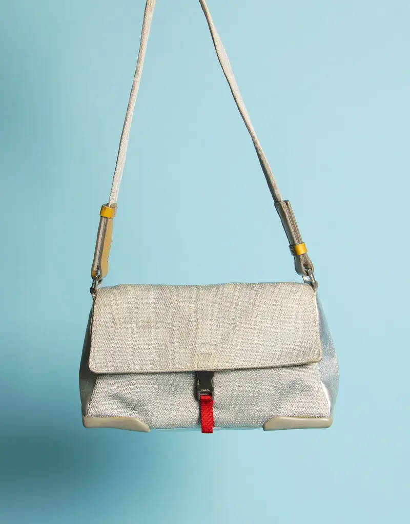 Vintage Prada nylon sports bag