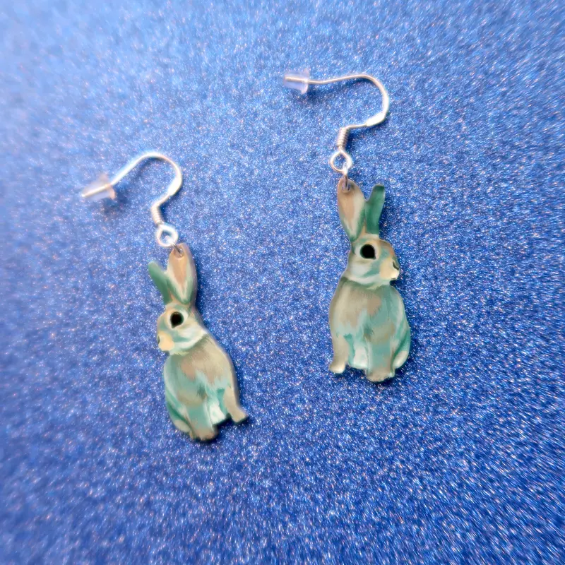 Vintage Style Bunny Earrings