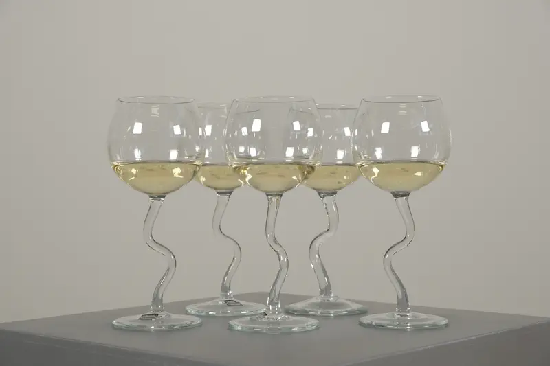 Vintage Swirl Liqueur Glasses