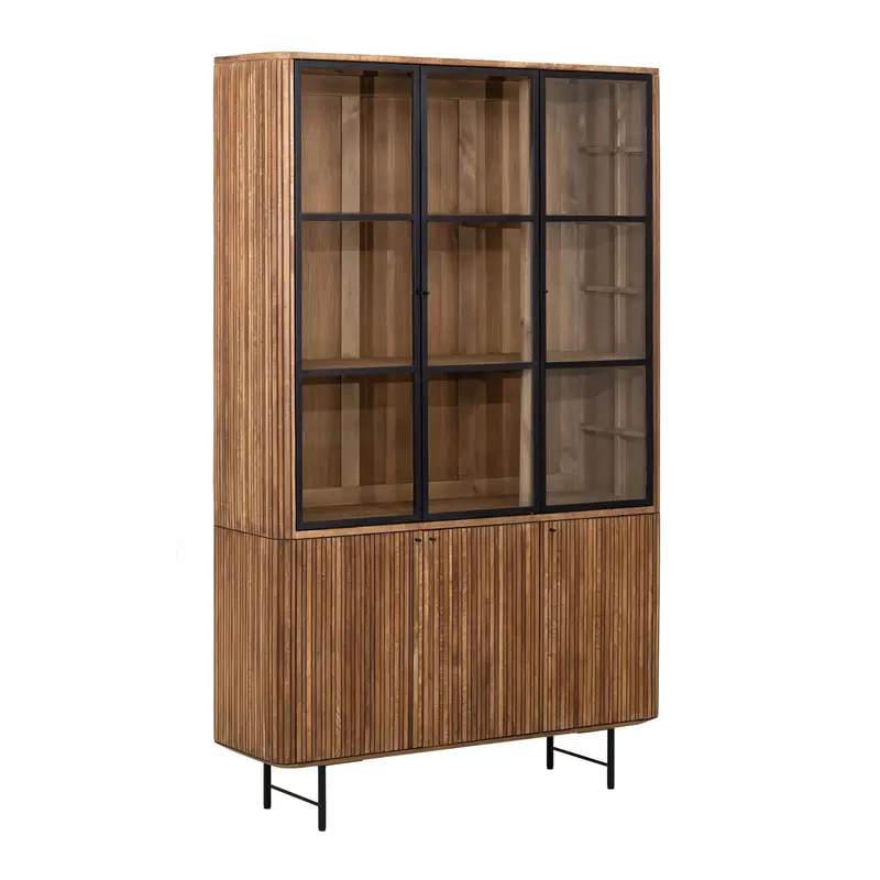 Vitrinekast Lagoon Teakhout Naturel DTP Home