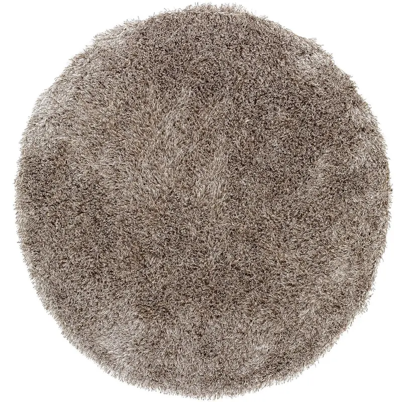Vloerkleed Crown Polyester Bruin Rond 200cm MUST Living