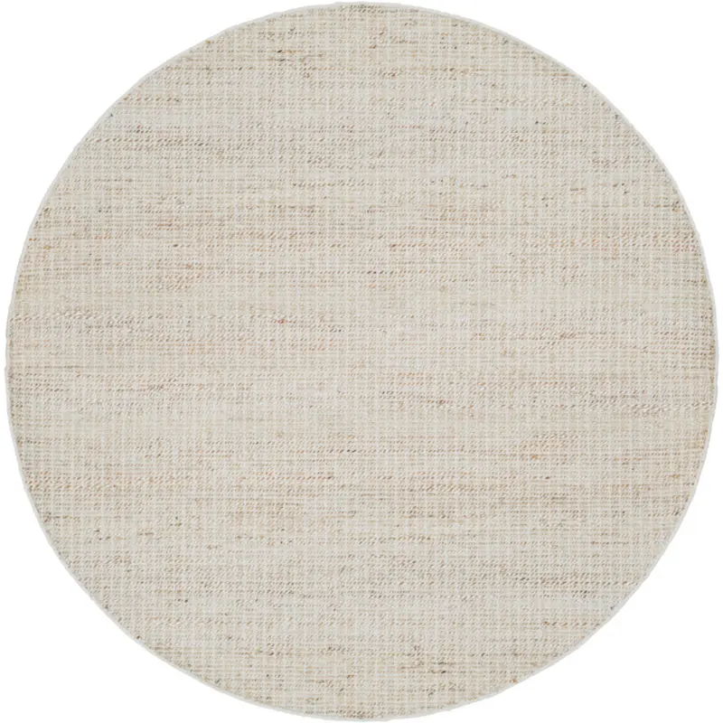 Vloerkleed Hero Jute Wol Ivoor Naturel Rond 150cm MUST Living