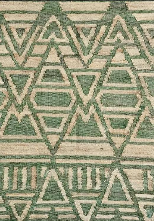 Vloerkleed Jute Groen