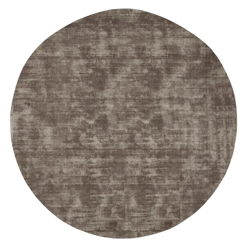 Vloerkleed La Belle Viscose Sage green Rond 150cm MUST Living