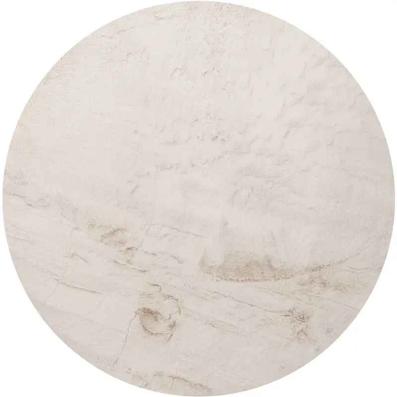 Vloerkleed Lodge Polyester Zand Rond 160cm MUST Living