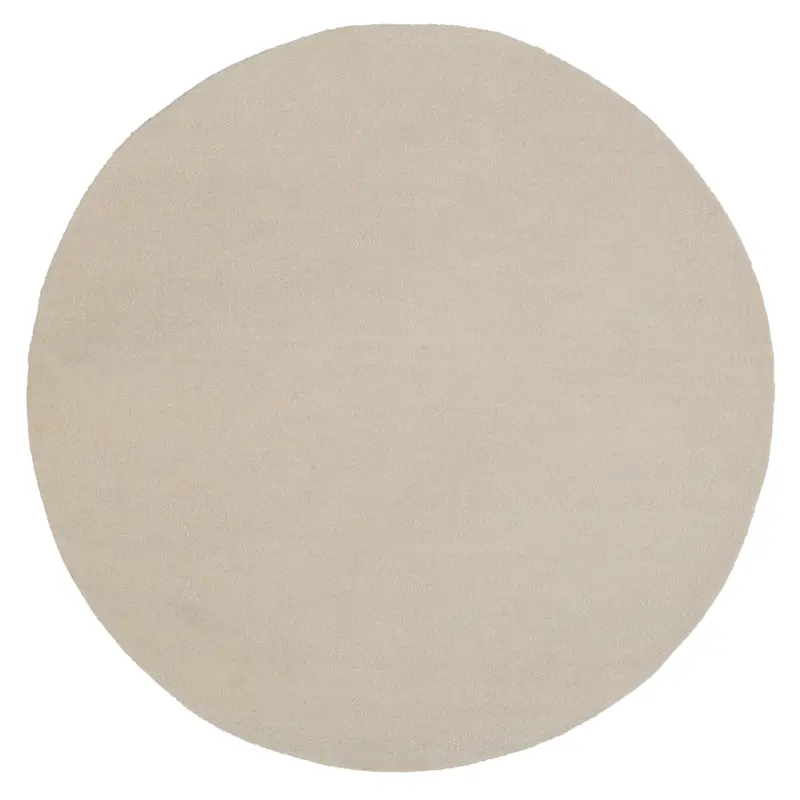 Vloerkleed Noble Polyester Zand Rond Ø150cm MUST Living