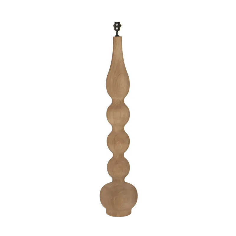 Vloerlamp Altus Naturel Mango Hout Smooth Rond PTMD