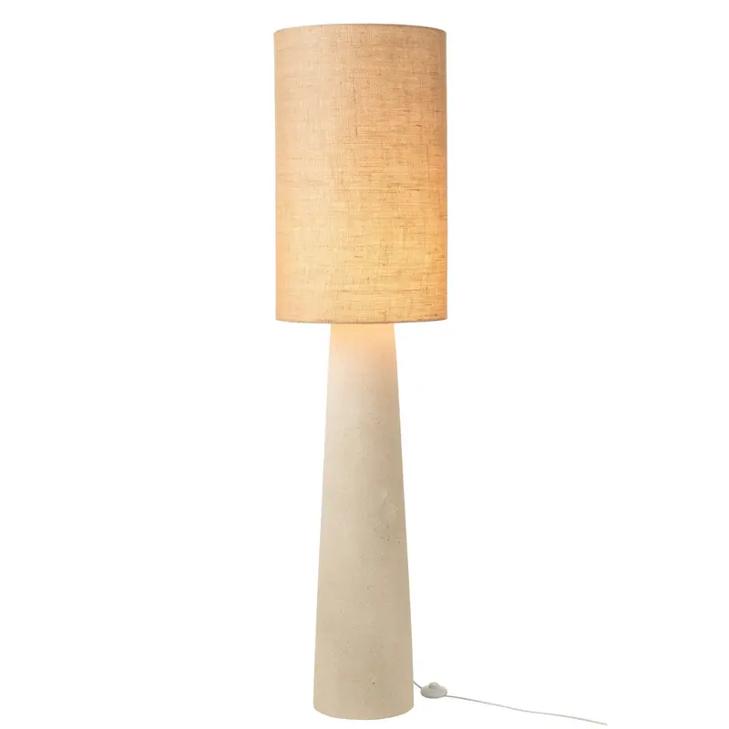 Vloerlamp Ava Glasvezel/Jute Naturel Large H168,5cm J-Line