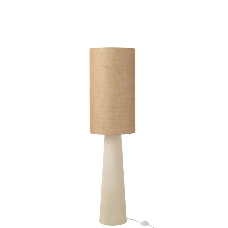 Vloerlamp Ava Glasvezel/Jute Naturel Small H140cm J-Line