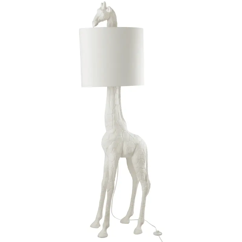 Vloerlamp Giraffe Wit H179,cm J-Line
