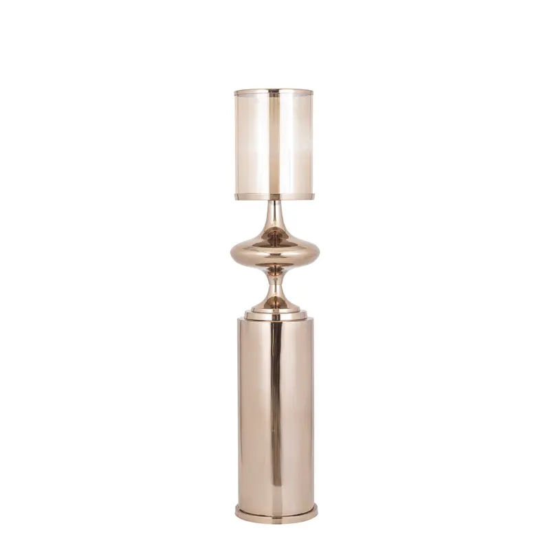 Vloerwindlicht Rodire RVS Brons Ø26cm x H125cm PTMD