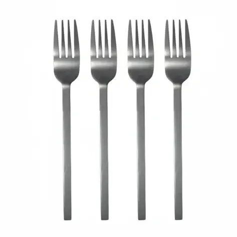 Vorkjes Charlot set-van-4 RVS zilver