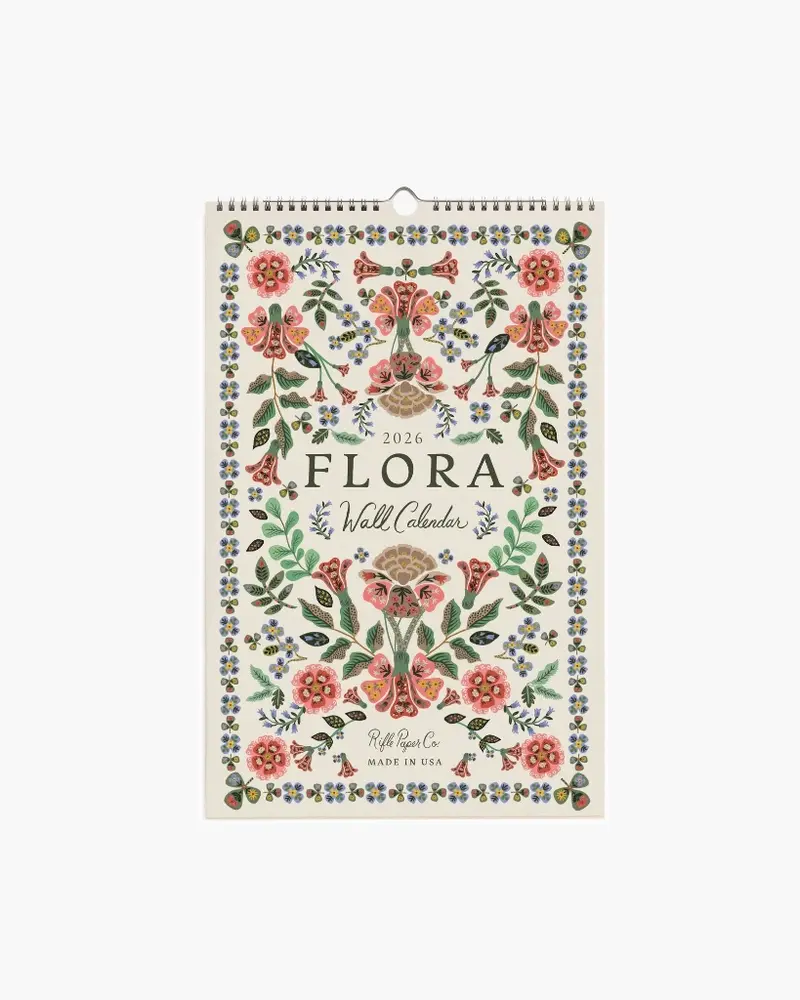 Wall Calendar 2026 - Flora