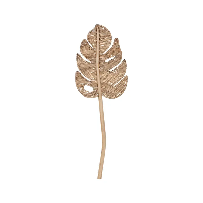 Wandblad Perzik Rotan Naturel Small MUST Living