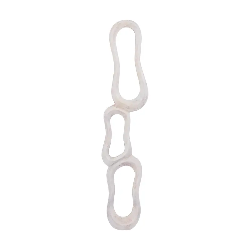 Wanddeco Camare Abstract Design Gegoten Aluminium Beige Medium PTMD