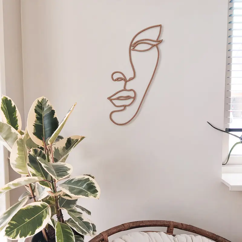 Wanddecoratie - Gezicht