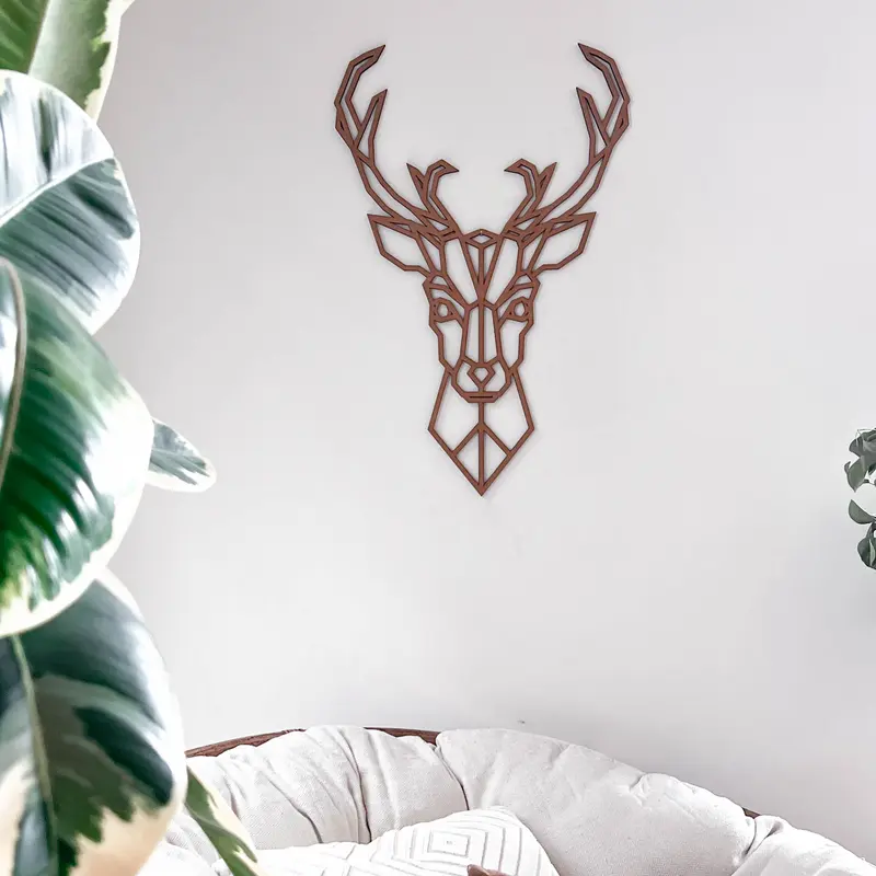 Wanddecoratie - Hert