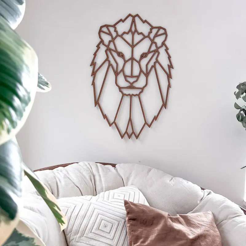 Wanddecoratie - Leeuw