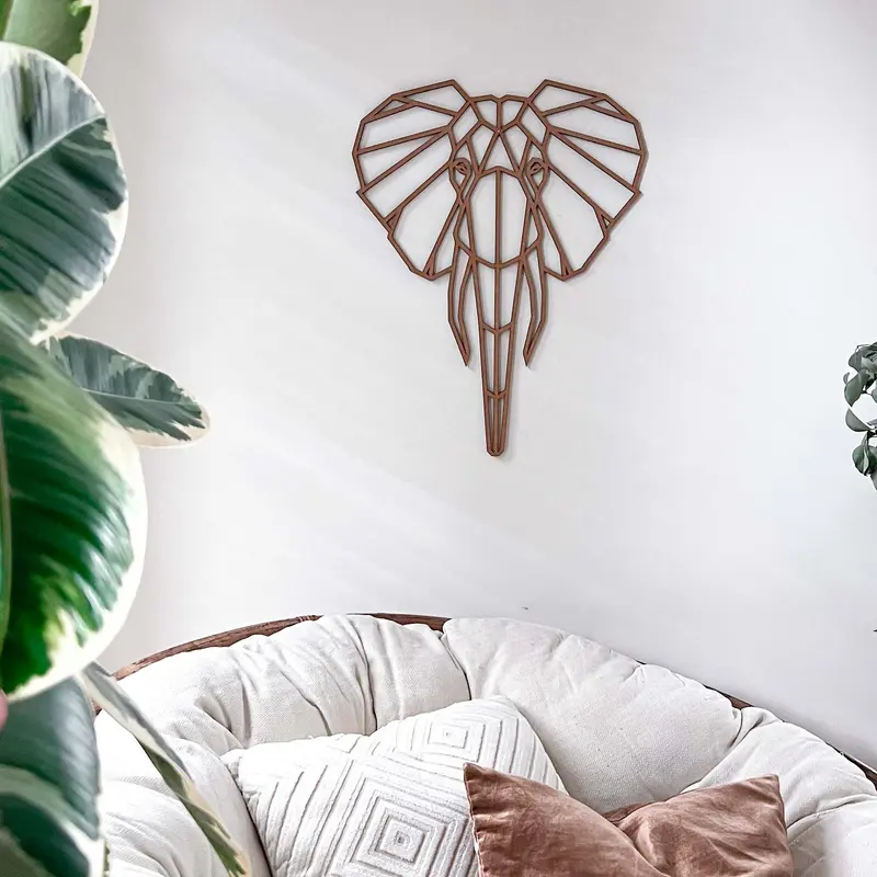 Wanddecoratie - Olifant