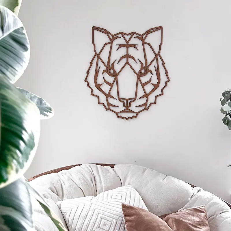 Wanddecoratie - Tijger