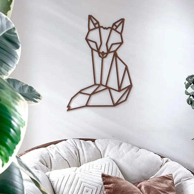 Wanddecoratie - Vos
