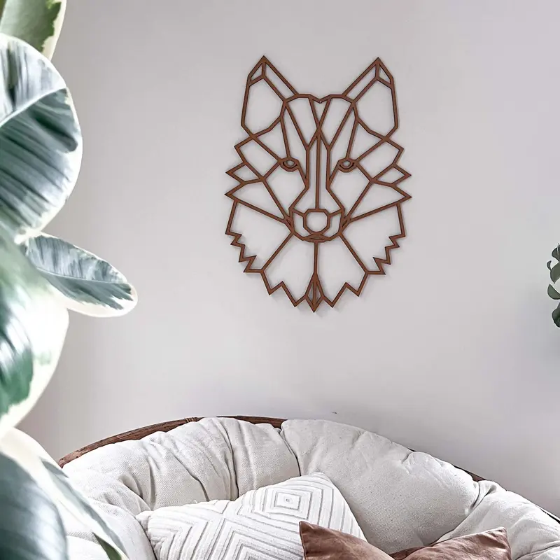Wanddecoratie - Wolf