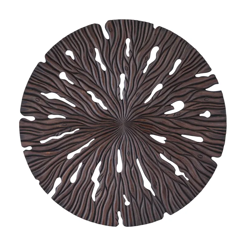 Wandpaneel Bonte L - 120x2x120 cm - MDF - Bruin PTMD