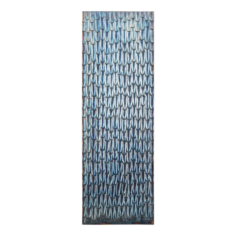 Wandpaneel Chadwick Druppelmotief Hout Gunmetal PTMD