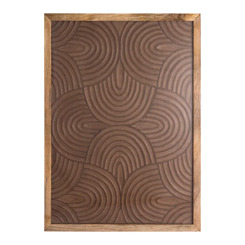 Wandpaneel Elasah Swirl Patroon Hout Bruin PTMD