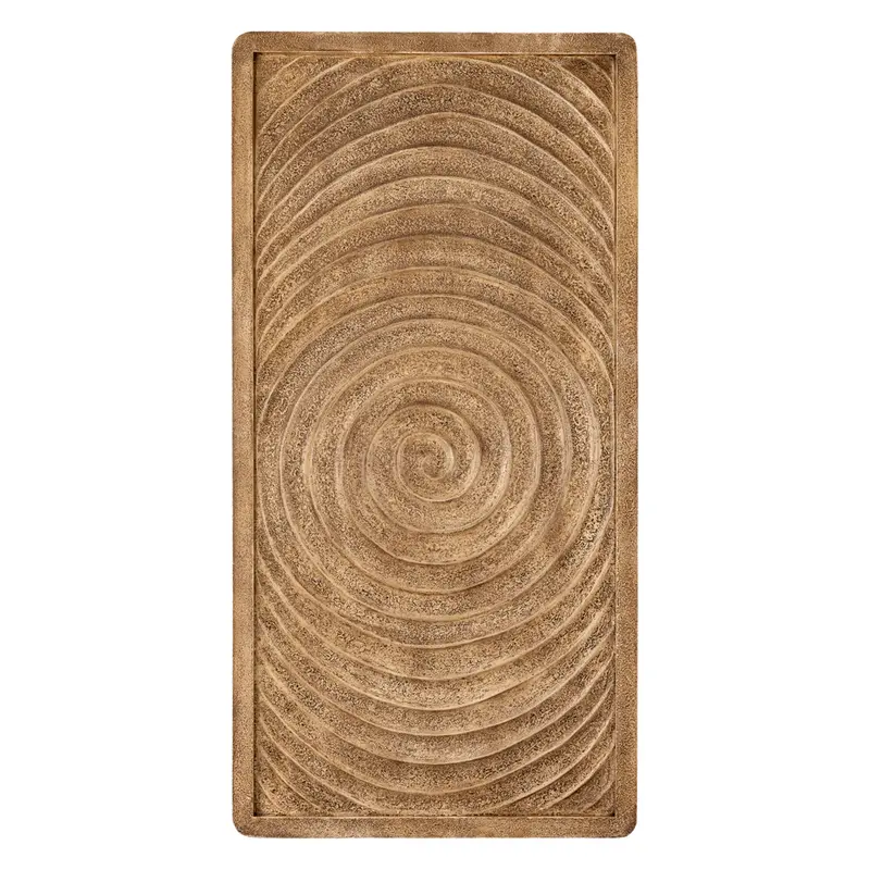 Wandpaneel Lula Beige MDF Swirl Frame Rechthoek PTMD