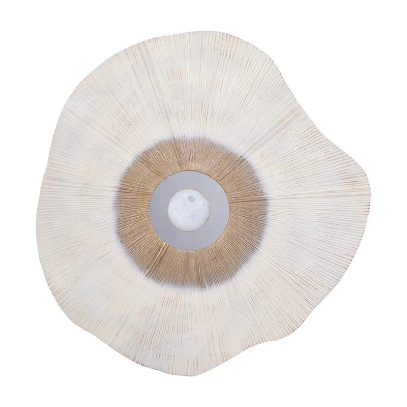 Wandpaneel Rella Beige Aluminium Center Stone Large PTMD