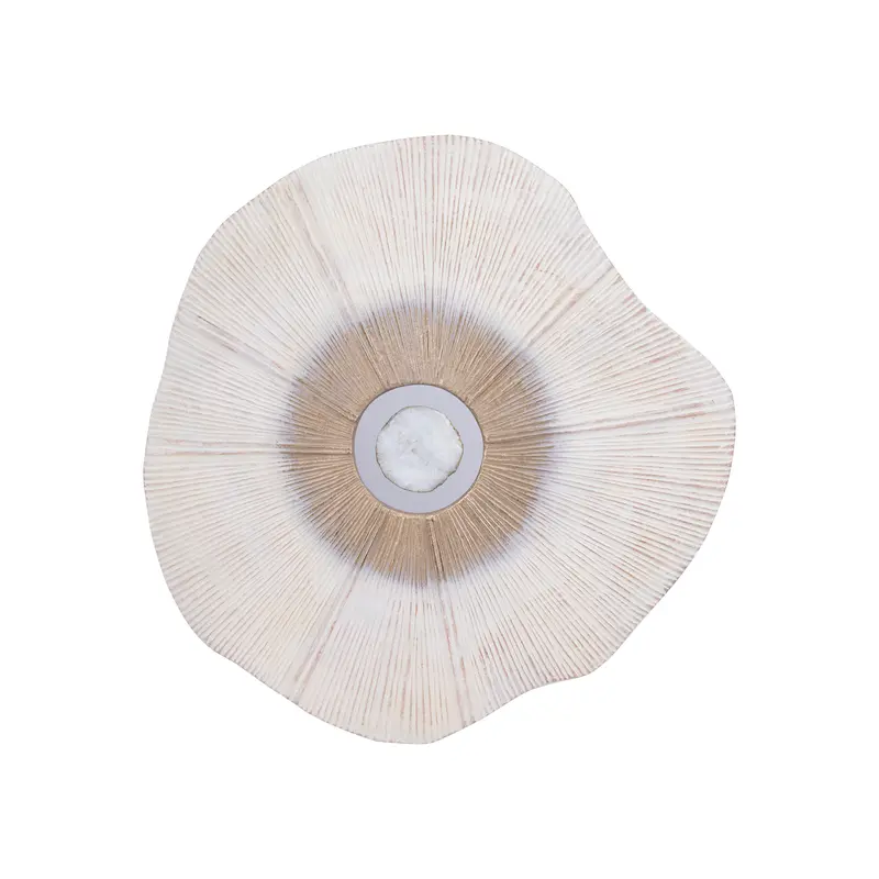 Wandpaneel Rella Beige Aluminium Center Stone Small PTMD