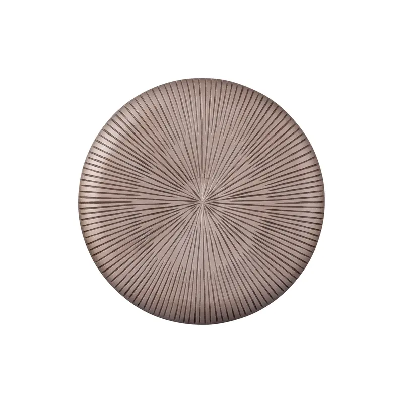 Wandpaneel Toran Rond Gestreept MDF Brons Ø60cm PTMD