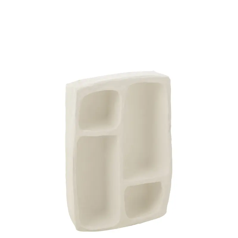 Wandrek Flint Papier Mache Wit Small