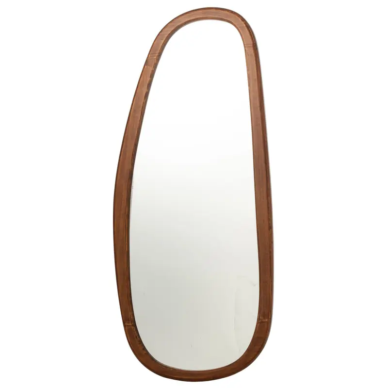 Wandspiegel Walnoot Donkerbruin 80x180cm J-Line