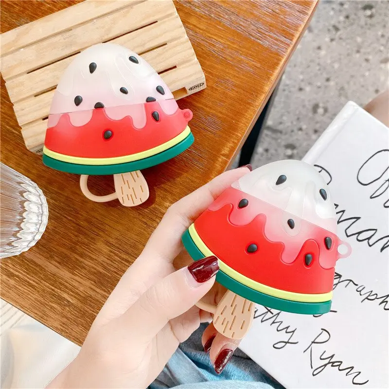 Watermelon Ice Cream Airpod Case Cover