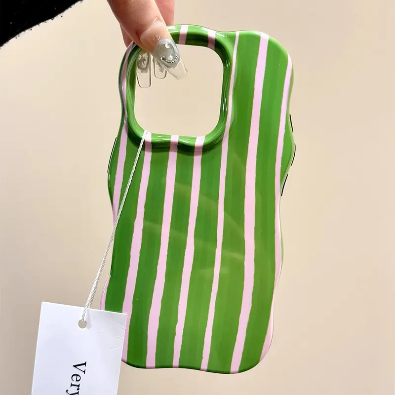 Wavy lines iPhone Case