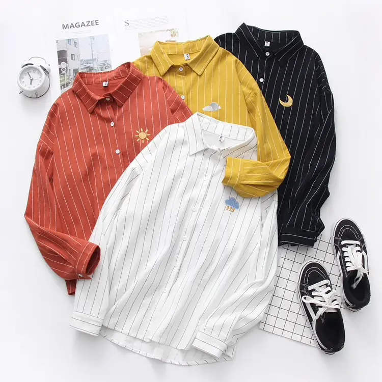 Weather Embroidery Blouse (4 Colours)