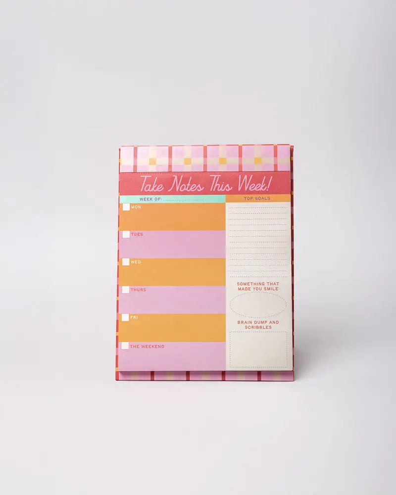 Week To Week Desk Planner - Take Notes This Week