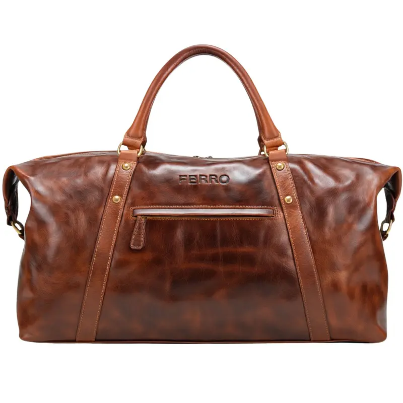 Weekender dark-cognac DEAN