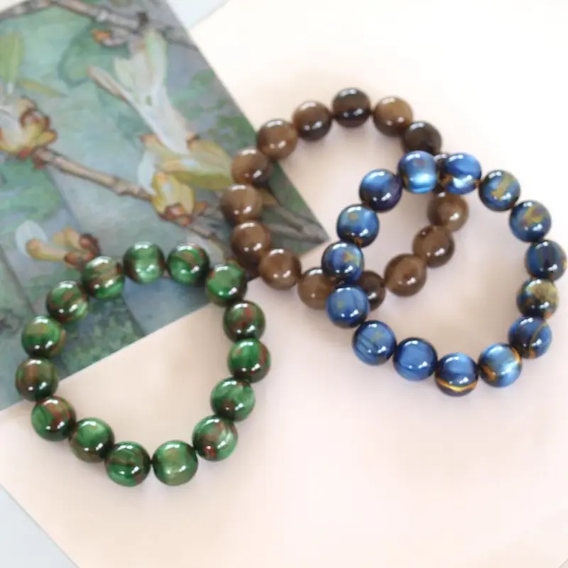 widaro armband big greige/blue/green