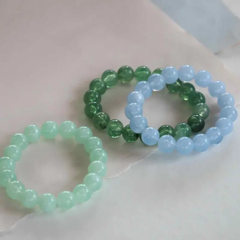 widaro armband mint/green/light blue marble